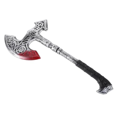 OUNONA Simulierte Waffenprops Halloween-partygeschenk Dekorative Axtstütze Halloween-Cosplay-Requisiten Simulierte Gefälschte -Ornament Plastik Silver OUNONA Simulierte Waffenprops Halloween-partygeschenk Dekorative Axtstütze Halloween-Cosplay-Requisiten Simulierte Gefälschte -Ornament Plastik Silver von OUNONA