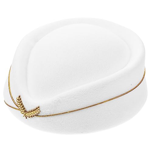 OUNONA Stewardess Hut Damen Mütze für Cosplay Halloween und Partys Hochwertiges Material Stilvolles Accessoire für Besondere Anlässe OUNONA Stewardess Hut Damen Mütze für Cosplay Halloween und Partys Hochwertiges Material Stilvolles Accessoire für Besondere Anlässe von OUNONA