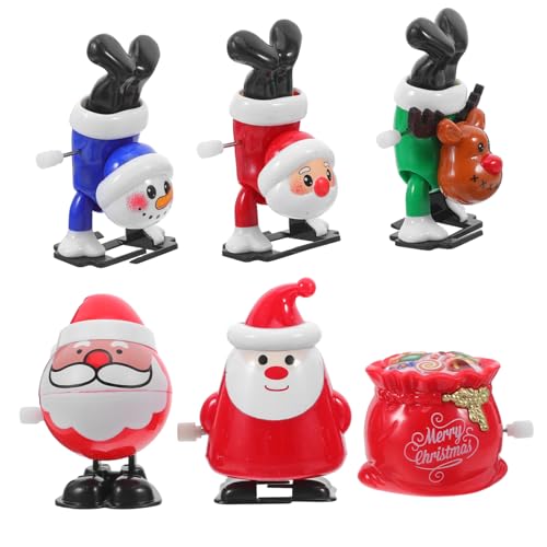 OUNONA Teiliges Weihnachts Wind Up für Kreative Aufziehfiguren mit Weihnachtsmann Schneemann und Rentier Kompakte Party Giveaways ohne Batterien als Goody Bag Füller für Weihnachtsfeiern OUNONA Teiliges Weihnachts Wind Up für Kreative Aufziehfiguren mit Weihnachtsmann Schneemann und Rentier Kompakte Party Giveaways ohne Batterien als Goody Bag Füller für Weihnachtsfeiern von OUNONA
