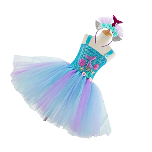 OUNONA Tutu Rock Meerjungfrau Cosplay Kostüm Für Partys Geburtstage Für Jahre Hochwertigem Mit Haarreifen Auffälliges OUNONA Tutu Rock Meerjungfrau Cosplay Kostüm Für Partys Geburtstage Für Jahre Hochwertigem Mit Haarreifen Auffälliges von OUNONA