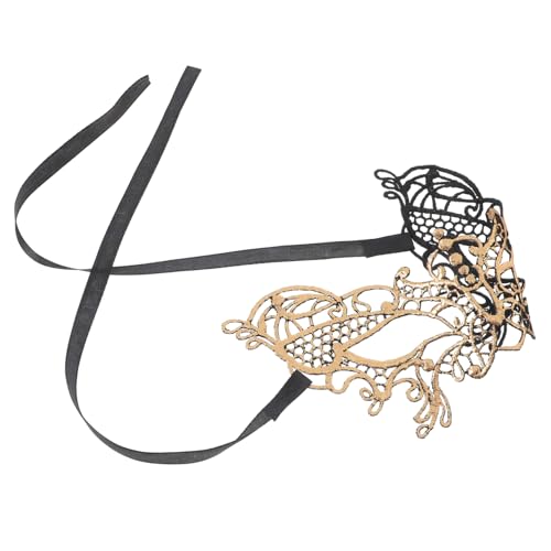 OUNONA Venezianische Maske für Damen Halbe Gesichtsmaske Weichem Material mit Verstellbaren Gurten für Maskerade Bälle Kostümpartys Themenveranstaltungen OUNONA Venezianische Maske für Damen Halbe Gesichtsmaske Weichem Material mit Verstellbaren Gurten für Maskerade Bälle Kostümpartys Themenveranstaltungen von OUNONA