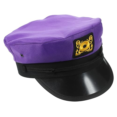 OUNONA Verstellbare Matrosenmütze Damen Kapitänsmütze Prop für Cosplay Karneval Party Leichte Atmungsaktive Boots Mütze Zubehör von OUNONA