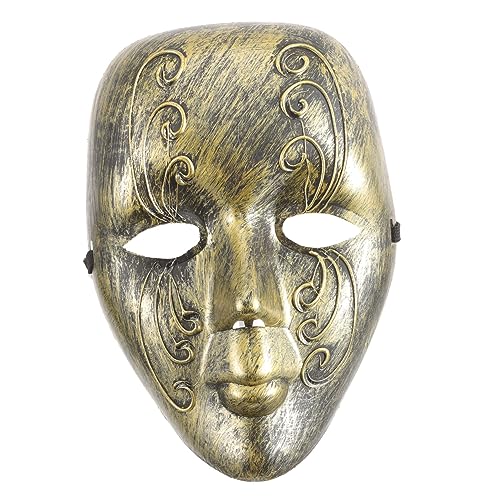 OUNONA Vollgesichtsmaske im Vintage für Damen Karneval Halloween Maske Aufwendig Gestaltetes Kostümzubehör für Maskenball Partys Veranstaltungen Hochwertige von OUNONA