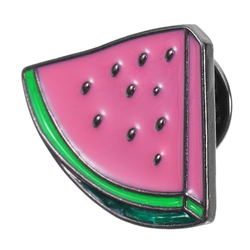 OUNONA Wassermelone Lappelnadel Cartoon Kleidung Brosche Wassermelonenabzeichen Pin Kleine Wassermelon -form Novelty Fruit Pin Orament Für Bag -rucksack von OUNONA