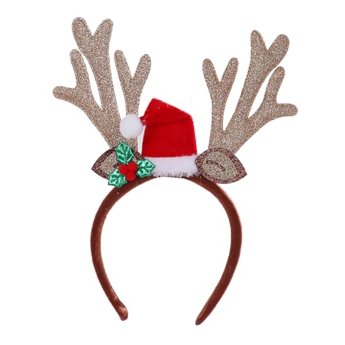 OUNONA Weihnachtlicher Rentiergeweih Haarreif Antler Hair Hoops für Erwachsene Süßer Kostüm Haarschmuck Langlebiges Auffälliges Design für Party und Karneval OUNONA Weihnachtlicher Rentiergeweih Haarreif Antler Hair Hoops für Erwachsene Süßer Kostüm Haarschmuck Langlebiges Auffälliges Design für Party und Karneval von OUNONA