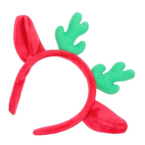 OUNONA Weihnachtliches Kinderhaarband mit Rentiergeweih Plüsch Haarschmuck für Festivals Partys und Kostüme Bequem und Atmungsaktiv für Mädchen und von OUNONA