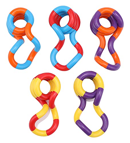 OUOOBEA 5 Stück Stressabbau-Spielzeug, strukturiertes originelles Relax-Spielzeug, Fidget-Spielzeug, Gefühl Wicklung, Fidget-Twister, Hand-Spielzeug OUOOBEA 5 Stück Stressabbau-Spielzeug, strukturiertes originelles Relax-Spielzeug, Fidget-Spielzeug, Gefühl Wicklung, Fidget-Twister, Hand-Spielzeug von OUOOBEA