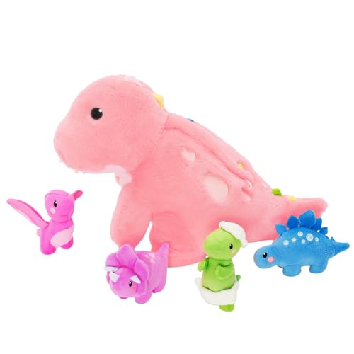 OUOZZZ Dinosaurier Kuscheltier, Niedliches Dinosaurier Plüschtier mit 4 Baby im Bauch - Deko Party Geschenke für Kinder OUOZZZ Dinosaurier Kuscheltier, Niedliches Dinosaurier Plüschtier mit 4 Baby im Bauch - Deko Party Geschenke für Kinder von OUOZZZ