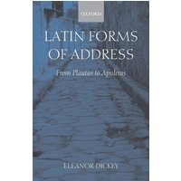 Latin Forms of Address von OUP Oxford