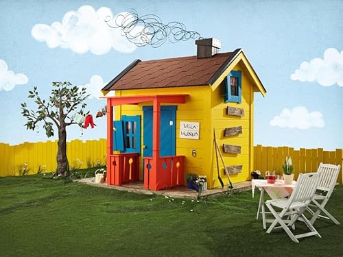 OutdoorToys Spielhaus Villa Kunterbunt aus Holz - Buntes Garten-Spielhaus für Kinder von OUTDOORTOYS