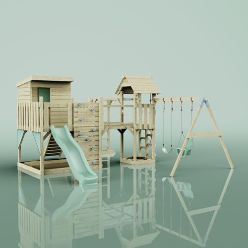 OutdoorToys Spielturm Malou aus Holz in Grün Babyschaukel OutdoorToys Spielturm Malou aus Holz in Grün Babyschaukel von OUTDOORTOYS