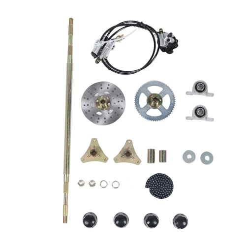 29in GO Kart Heck Live -Achsen -Montage -Kit -Kettenradkettenbremsscheibenscheibenbemerkörpern -Rad Hubs Ersatz für 50 C C 70 C C 90 C C ATV Quads 29in GO Kart Heck Live -Achsen -Montage -Kit -Kettenradkettenbremsscheibenscheibenbemerkörpern -Rad Hubs Ersatz für 50 C C 70 C C 90 C C ATV Quads von OVAQUIXI