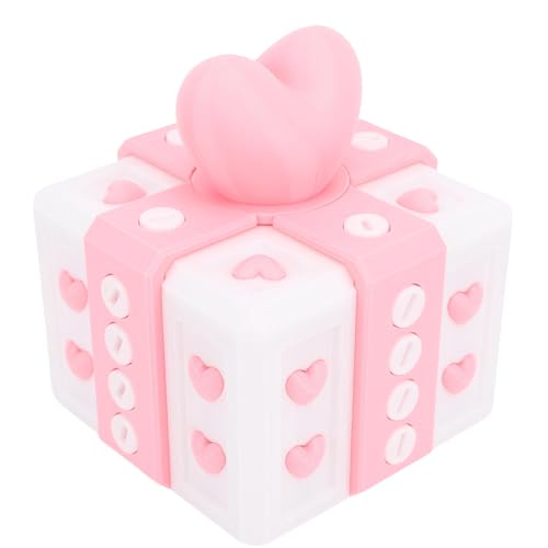 Nervige Box 3D Gedruckt Lustige Streich Schraubkiste, Neuartige Office -Desktop -Origination, Weihnachtsgeburtstagdekor für Scherze, Ideale PLA -Farbe (Rosa weiß) von OVAQUIXI