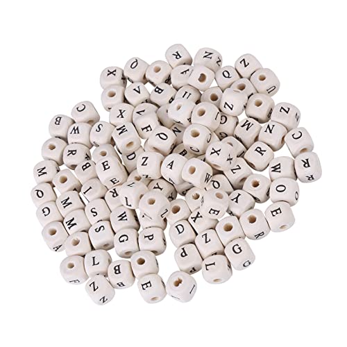 OVAQUIXI 100pcs Ahornbuchstaben Würfel Perlen -Set - Kleine Ahorn Abstandshalterperlen für DIY Schmuckherstellung Leicht und Einfach zu Lagern Umfasst 100 Stück OVAQUIXI 100pcs Ahornbuchstaben Würfel Perlen -Set - Kleine Ahorn Abstandshalterperlen für DIY Schmuckherstellung Leicht und Einfach zu Lagern Umfasst 100 Stück von OVAQUIXI