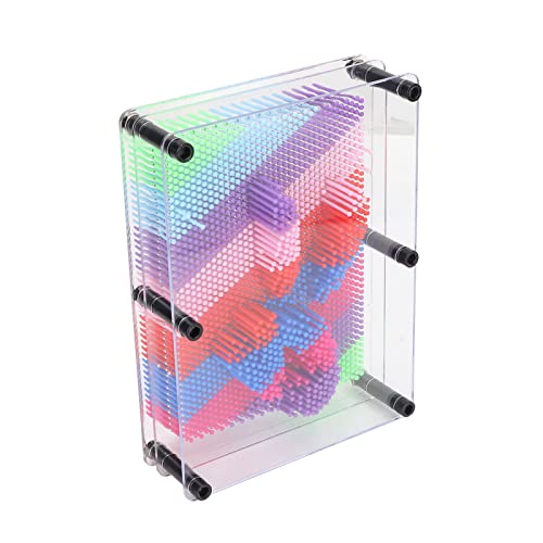 OVAQUIXI 3D -Pin -Kunst Spielzeug Buntes Nadel Art Toy Toy Tastile Spiel Zum Entwerfen Verschiedener Muster und Formen für Freunde und Familienversammlungen Größe 20 X 15 X 6 Cm (Transparenter Rahmen) OVAQUIXI 3D -Pin -Kunst Spielzeug Buntes Nadel Art Toy Toy Tastile Spiel Zum Entwerfen Verschiedener Muster und Formen für Freunde und Familienversammlungen Größe 20 X 15 X 6 Cm (Transparenter Rahmen) von OVAQUIXI