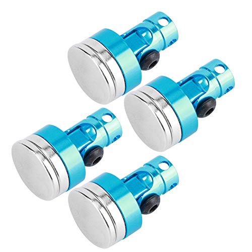 OVAQUIXI 6061 Aluminiumlegierungspfusspalte Post Set, Zuverlässige Modifikationszubehör für Axiales SCX10 1/10 RC -Automodell (Blue) von OVAQUIXI