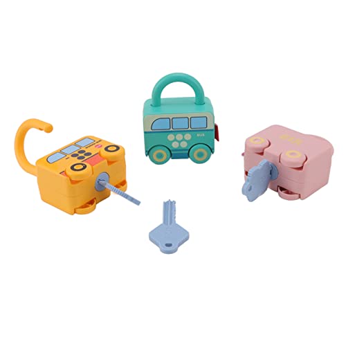 OVAQUIXI Alphabet -Lernspielzeug -Autopform Kinderschlösser mit Schlüsseln Nummer Englische Wörter Lernen Multifunktionales Spielzeug für Handaugenkoordination Taktile Entwicklung OVAQUIXI Alphabet -Lernspielzeug -Autopform Kinderschlösser mit Schlüsseln Nummer Englische Wörter Lernen Multifunktionales Spielzeug für Handaugenkoordination Taktile Entwicklung von OVAQUIXI