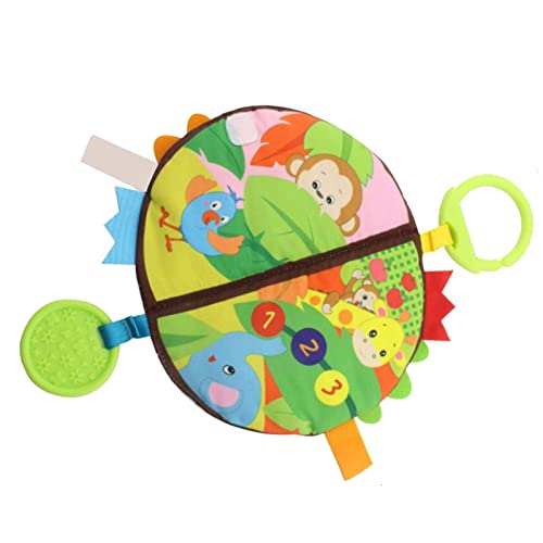 OVAQUIXI Baby Badbuch Waschbarer Farbiger Safer Stoff Rase Sound Spielzeug, Babys 0 Bis 3 Jahre Alt (Wald) von OVAQUIXI