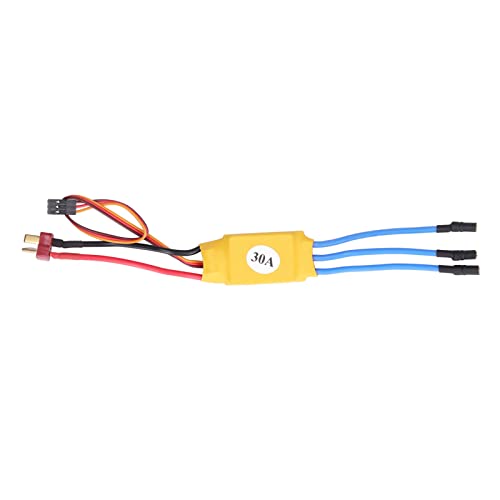 OVAQUIXI Bürstenloser Motor ESC 30A Hohe Drehzahl Auto -Drosselklappenanpassung Elektrischer Geschwindigkeitsregler für Fernbedienungsgeräte von OVAQUIXI