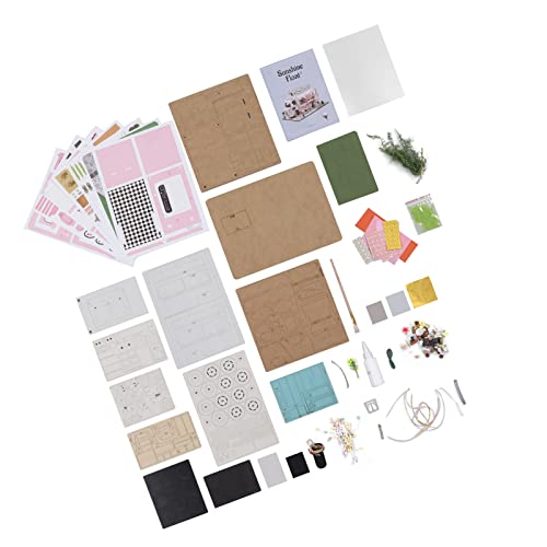 OVAQUIXI DIY Stereoskopisches Puzzle Spielzeughause Kit Verbesserung der Kreativität für Home Party Entertainment über 14 Jahren - 12 Teller Handwerkssätzlich von OVAQUIXI
