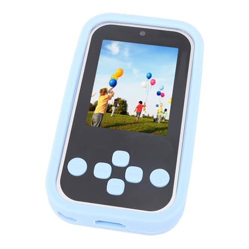 OVAQUIXI Dinosaurierspielzeug -Smartphone, 1080p HD -Kamera, ABS, Silikon, 2,4 -Zoll -IPS -Display, 3 Bis 12 Jahre Zeit Rafse Photography (Blue) von OVAQUIXI