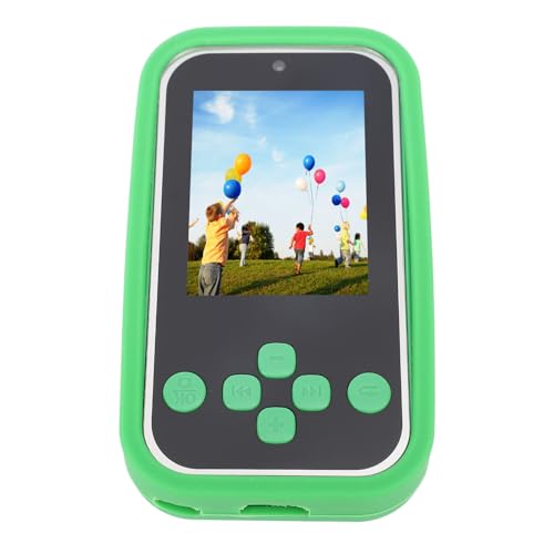 OVAQUIXI Dinosaurierspielzeug -Smartphone, 1080p HD -Kamera, ABS, Silikon, 2,4 -Zoll -IPS -Display, 3 Bis 12 Jahre Zeit Rafse Photography (Green) von OVAQUIXI