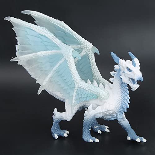 OVAQUIXI Drachenmodell Spielzeug Lebensechter Bildungssimulationsfigur für, die über 3 Jahre Alt Im Plastikmaterial Sea Drache Geeignet Sind (153 Eisdrache) von OVAQUIXI