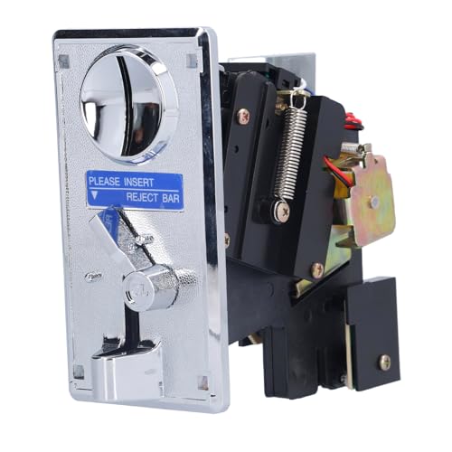 OVAQUIXI Elektronische Münz Antifishing Electric Eye Coin Selector für das Spiel und die Kunststoffautomaten+18 Mm-31 Mm-31 Mm Münzwähler (Silber grau) von OVAQUIXI
