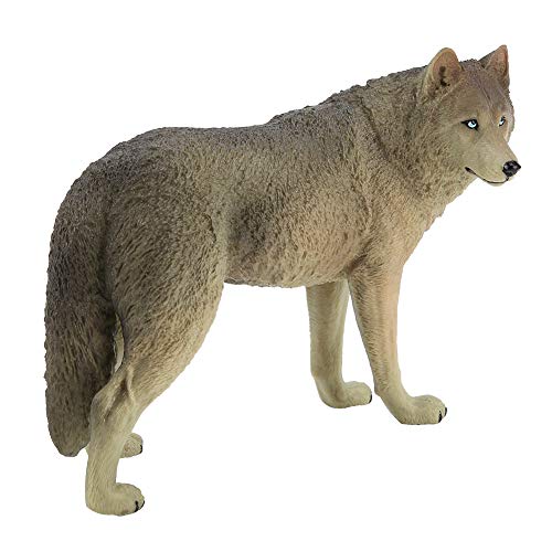 OVAQUIXI Feindetails Wildtiertier Figur Dekor für Kompaktes Leichtes Design (M-604 großer Blauer männlicher Wolf) von OVAQUIXI