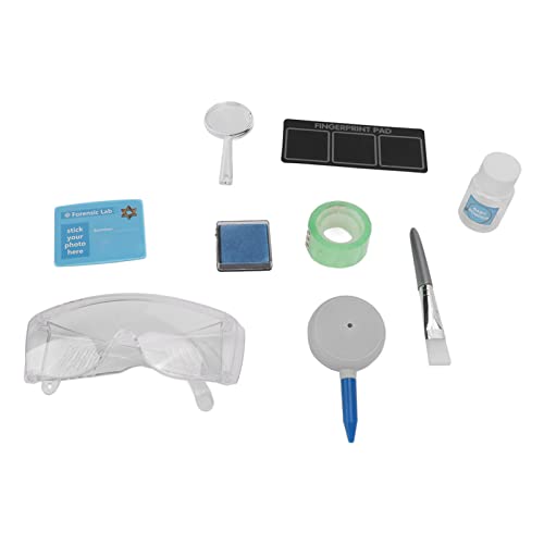 OVAQUIXI Fingerabdruck -Kit DIY Identification Science Set, Forensisches Detektivspielzeug für Lustige Spionagätigkeiten, Geeignet für 8 Jahre und Höher, Plastikmaterial OVAQUIXI Fingerabdruck -Kit DIY Identification Science Set, Forensisches Detektivspielzeug für Lustige Spionagätigkeiten, Geeignet für 8 Jahre und Höher, Plastikmaterial von OVAQUIXI