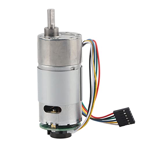 OVAQUIXI Großer Torsionsgetriebemotor mit 12 V 10~1500 U/Min Motorgeschwindigkeitsreduzierungsgeschwindigkeit für Intelligente Geräte (12 V, Geschwindigkeit 200) von OVAQUIXI