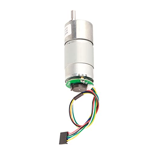 OVAQUIXI Großer Torsionsgetriebemotor mit 12 V 10~1500 U/Min Motorgeschwindigkeitsreduzierungsgeschwindigkeit für Intelligente Geräte (12 V, Geschwindigkeit 30) von OVAQUIXI