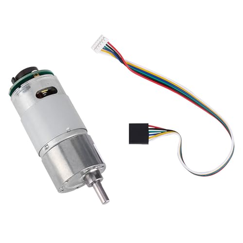 OVAQUIXI Großer Torsionsgetriebemotor mit 12 V 10~1500 U/Min Motorgeschwindigkeitsreduzierungsgeschwindigkeit für Intelligente Geräte (24 V, Geschwindigkeit 200) von OVAQUIXI