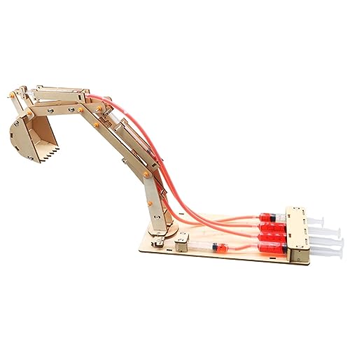 OVAQUIXI Hölzerne Hydraulische Bagger Spielzeugmodell STEM Educational Science Experiment Spielzeug für Kinderstudenten, Sicheres Holzmaterial Komplettes Kit Problemlos Gebäudeerlebnis OVAQUIXI Hölzerne Hydraulische Bagger Spielzeugmodell STEM Educational Science Experiment Spielzeug für Kinderstudenten, Sicheres Holzmaterial Komplettes Kit Problemlos Gebäudeerlebnis von OVAQUIXI