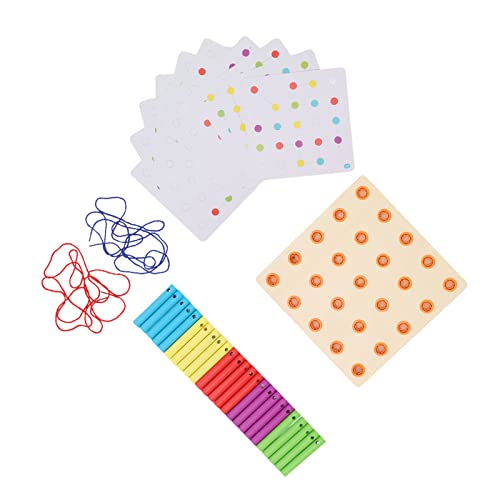 OVAQUIXI Holz GeoBoard Mathematical Array Block Hand Eye Koordination Übung Pädagogische Rätselmatrix für über 36 Monate Sicheres Material für Formen und Entwürfe Kreation OVAQUIXI Holz GeoBoard Mathematical Array Block Hand Eye Koordination Übung Pädagogische Rätselmatrix für über 36 Monate Sicheres Material für Formen und Entwürfe Kreation von OVAQUIXI