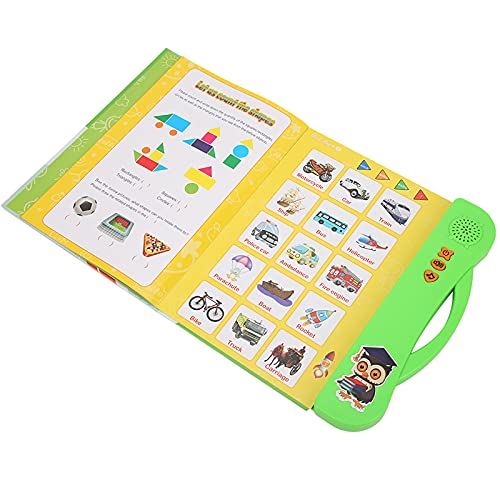 OVAQUIXI Kid English Electronic Sound Educational Book Toy mit Lernstift für über 3 Jahre Orangegreen (Green) von OVAQUIXI