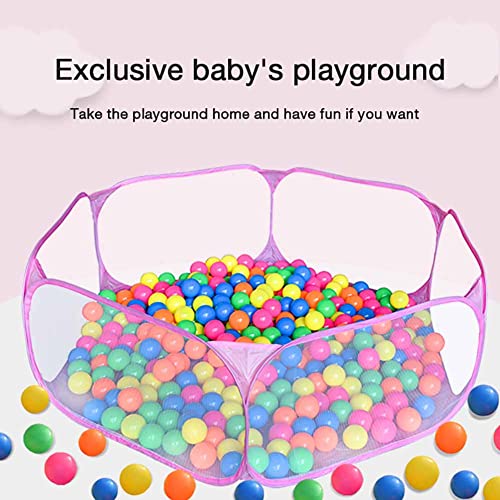 OVAQUIXI Kid Infant Foldable Pink Play House mit Ocean Ball Pool -Zelt, Polyesterzelt für Innen Im Freien Im Freien OVAQUIXI Kid Infant Foldable Pink Play House mit Ocean Ball Pool -Zelt, Polyesterzelt für Innen Im Freien Im Freien von OVAQUIXI