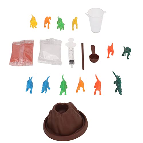 OVAQUIXI Kindervulkanwissenschaftsfit DIY Eruption Dinosaurier Experiment Lernen Spielzeug für Jungen Mädchen 8+ ABS OVAQUIXI Kindervulkanwissenschaftsfit DIY Eruption Dinosaurier Experiment Lernen Spielzeug für Jungen Mädchen 8+ ABS von OVAQUIXI