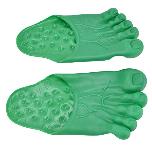 OVAQUIXI Large Fußschuheschuhe Cover, Lustige Halloween -Kostüm -Requisiten, Ideal für Kostümparty Cosplay (Green) von OVAQUIXI