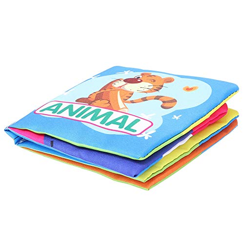 OVAQUIXI Lebendiges Schwanztuchbuch für Babys, Interaktives, Weiches Buch mit Saiten, Fördert die Fähigkeiten Zur Visualrekognition, Baby 1. Geburtstag, Langlebig und Materiell, Waschbar, 23g von OVAQUIXI