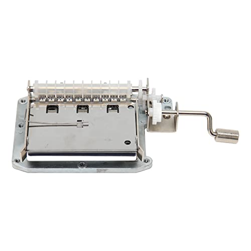 OVAQUIXI Mechanische Musikkastenbewegung 30 Note mit Puncher für DIY -Songs, Ideal für Musikaufklärung, Zinklegierung Material von OVAQUIXI
