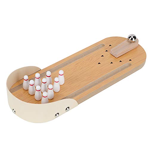 OVAQUIXI Mini -Desktop -Tisch Bowlingspiel für und Erwachsene Tragbare Hölzerne Bowling Spielzeugset für Familienpartyunterhaltung und Stressabbau OVAQUIXI Mini -Desktop -Tisch Bowlingspiel für und Erwachsene Tragbare Hölzerne Bowling Spielzeugset für Familienpartyunterhaltung und Stressabbau von OVAQUIXI