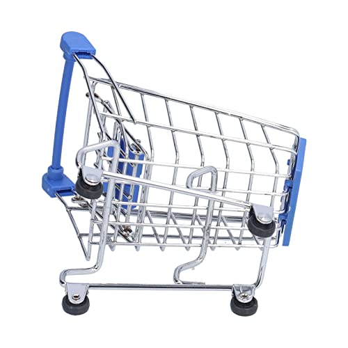 OVAQUIXI Mini Supermarkt Handcart Blue Exquisite Weitweite Anwendung Langlebiger Ideales Spielzeuggeschenk für von OVAQUIXI