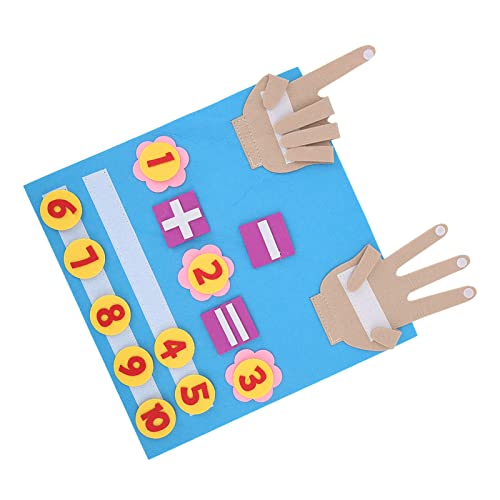 OVAQUIXI Montessori Toddler Beschäftigter Vorstand mit Zahlenbeschäftigtem Buch - Ideal für Autismus -Training und Farbkognitionserziehung von OVAQUIXI