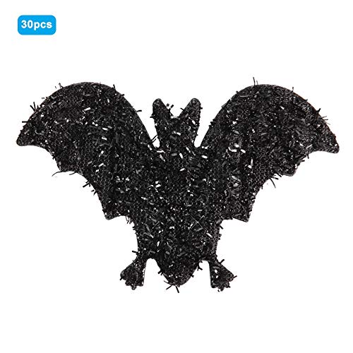 OVAQUIXI Schwarzer Nicht Gewebter Fledermaus Halloween-Ornament-Accessoire für Erschreckende Freunde 30pcs 10 cm OVAQUIXI Schwarzer Nicht Gewebter Fledermaus Halloween-Ornament-Accessoire für Erschreckende Freunde 30pcs 10 cm von OVAQUIXI