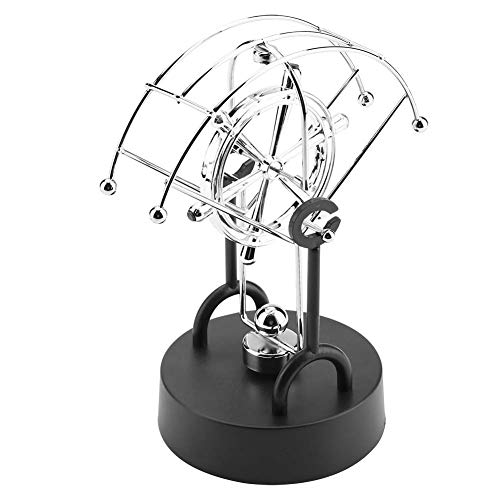 OVAQUIXI Schwingende Kinetische Kunsthandwerksschreiberdekoration, Batteriebetriebene Revolvierende Ornament, Tolles für Freunde und Familie [Kinetik der Schreibtischkunst] (B101) von OVAQUIXI