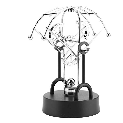 OVAQUIXI Schwingende Kinetische Kunsthandwerksschreiberdekoration, Batteriebetriebene Revolvierende Ornament, Tolles für Freunde und Familie [Kinetik der Schreibtischkunst] (B103) von OVAQUIXI