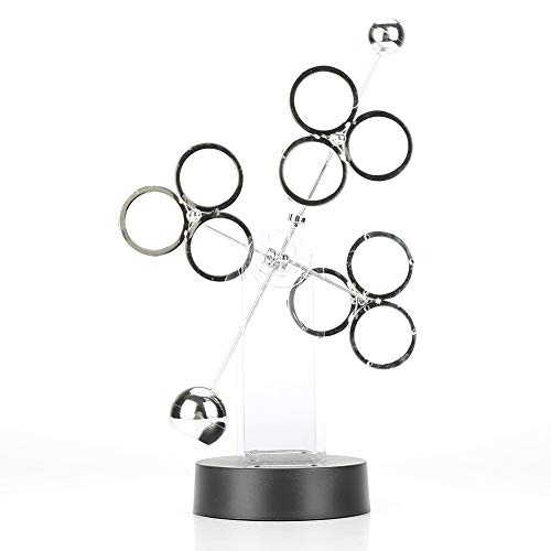 OVAQUIXI Swinging Perpetual Motion Art Craft Desk Spielzeug mit Batteriekraft für Desktop -Unterhaltung von OVAQUIXI
