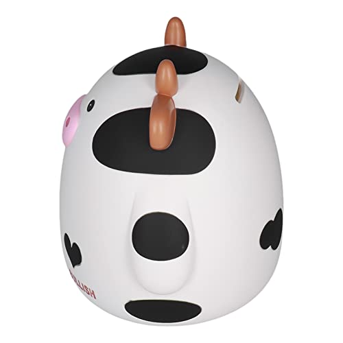 OVAQUIXI Weiße Schweinehereise Schöne Cartoon Design Komfortable Touch Bank für Jungen Mädchen, Happy Mood Home Ornament für Lernzimmer Wohnzimmer, 19,5 X 19,5 cm OVAQUIXI Weiße Schweinehereise Schöne Cartoon Design Komfortable Touch Bank für Jungen Mädchen, Happy Mood Home Ornament für Lernzimmer Wohnzimmer, 19,5 X 19,5 cm von OVAQUIXI