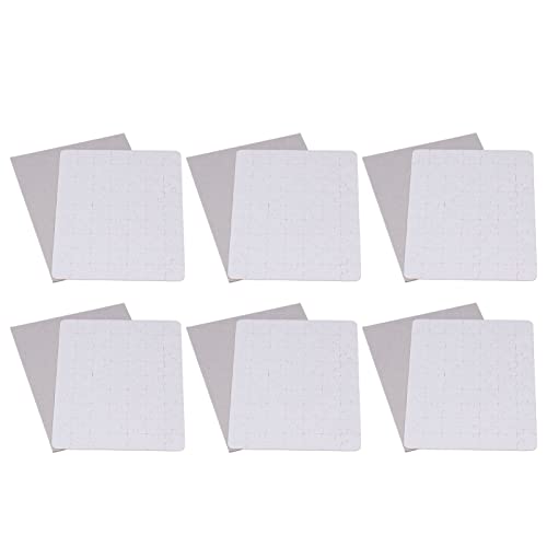OVAQUIXI Weißes Leeres Puzzle -Set, 6 Sätze 63pcs Montage Sublimation Rätsel für Personalisierte Fotos, Einfach zu Bedienende Handwerksmaterial OVAQUIXI Weißes Leeres Puzzle -Set, 6 Sätze 63pcs Montage Sublimation Rätsel für Personalisierte Fotos, Einfach zu Bedienende Handwerksmaterial von OVAQUIXI